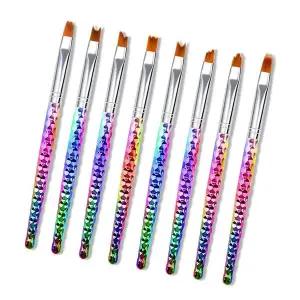 네일아트 오로라 네일브러쉬 8종세트 그라데이션 세필