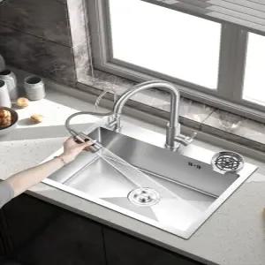 스텐 사각 싱크볼 원앙싱크 리모델링용 싱크 배수구 포함