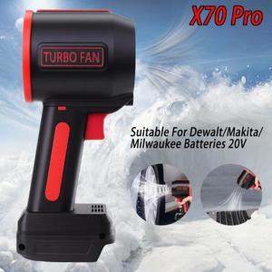 X70 프로 미니 터보 팬 제트 1500W 초강력 에어 블로워 브러쉬리스 최대 2800g 추력 스노우 델왓/마키타용