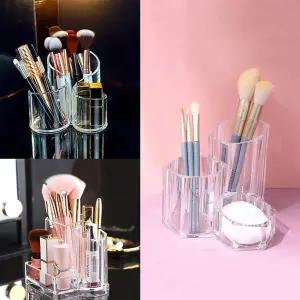 [셀러에이드]네일아트 크리스탈 네일브러쉬 3구 홀더 붓꽂이 3종