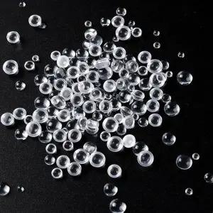 네일아트 투명 원형 스톤 믹스 사이즈 350개 세트 2종