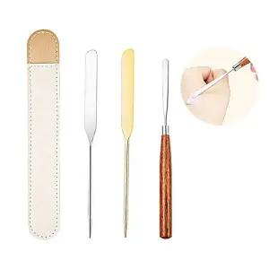 네일아트 젤믹싱 글리터스푼 등 다용도 스파츌라 3종