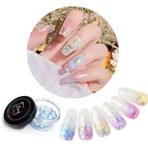 [셀러에이드]네일아트 반짝 홀로그램 샤인 글리터 대용량 15g 6종