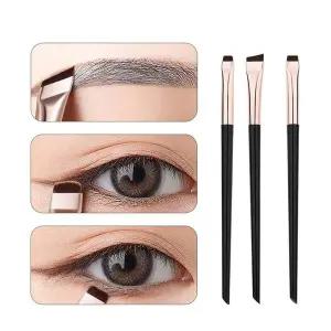 네일아트 슬림 아이브로우 아이라인 브러쉬 3종세트 3