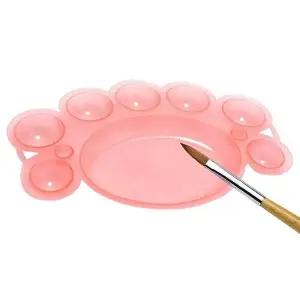 [콩심팥심]네일아트 실속 곰돌이 네일팔레트 핑크 화이트 2종