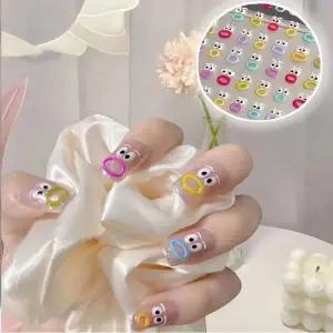 몬스터 셀프 네일 젤 아트 붙이는 스티커 디자인 작은