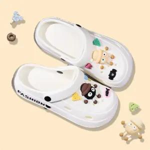 포포 신발 샌들 / 패션 파츠 발편한 미끄럼방지 사무실 키높이 슬리퍼 꾸미기 캐릭터 무소음 통굽
