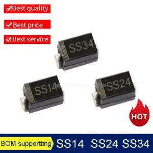 정류다이오드 50개 SS14 SS24 SS34 SS54 SMA 1N5819 SR240 1N5822 1N5824 DO-214AC 다이오드 칩 쇼트 키 정