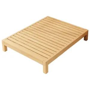 맞춤사이즈 원목 원룸 침대프레임 평상형 싱글 깔판 저상형 투룸 무헤드