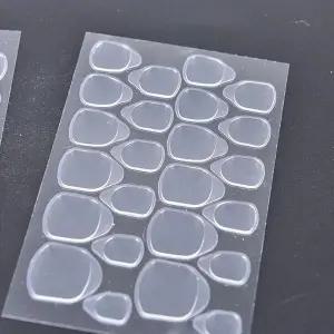 [콩심팥심]네일테이프 투명 스티커 네일 팁 아트 도구 양면