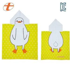 탑나이스 유아동 수영 물놀이 가운 후드목욕 수건bcd132