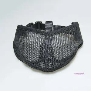 강아지 통기성 입마개 조절형 물림방지 훈련 소프트 마스크def481