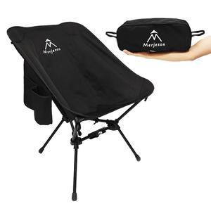 릴리스락이 있는 머제슨 휴대용 캠핑 의자 안정적인 경량 캠프 초경량 접이식 컴팩트 330파운드 외부용