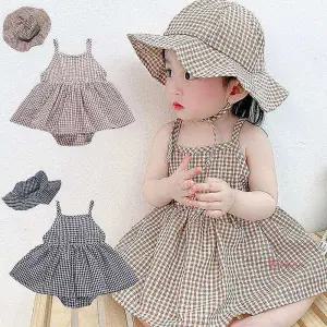 시어서커 민소매 204409 바디슈트 모자세트def636