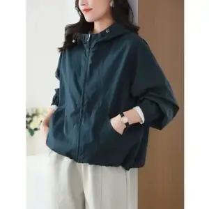 여사친 면 가을 캐주얼 점퍼 트렌치코트 후드 슬림핏 야상 바람막이 코트 OP3