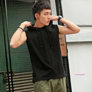 여름용 상의 쾌적한 후드티셔츠 냉감 얇은xyz219