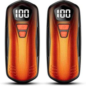 AI 핸드 워머 충전식 2팩 스마트 칩 전동 오래 지속되는 안전 난방 휴대용 포켓 히터 크리스마스 선물 야외