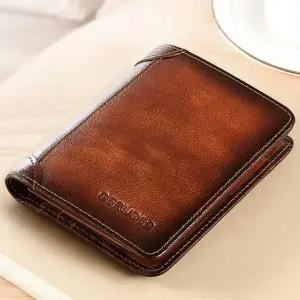 남자 반지갑 가죽 명함 지갑 카드 소가죽 남성 선물용