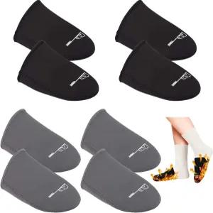 PAMASE 3mm 두꺼운 발가락 네오프렌 워머 - 남성용 4켤레 발 겨울용 보온 사냥 사이클링 스키