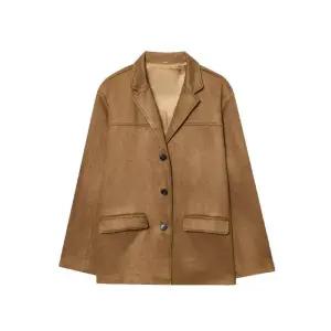 밴널스샵 여자 가을 캐주얼 정장 자켓 긴팔 세무 코트 HO3