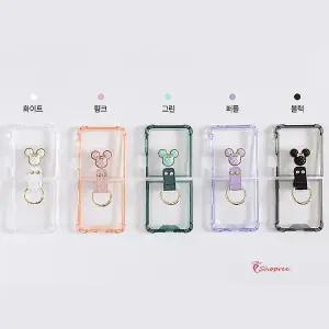 갤럭시Z플립4 에어쿠션 컬러 미키 퀼팅 골드링 Z플립3 제트플 지플립3 젤하드 범퍼케이스wxy222