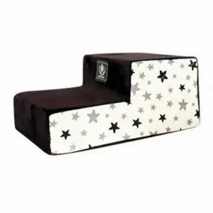 스텝 2단 슈퍼스타 블랙 강아지 계단 도그포즈 강아지 펫스텝 강아지계단 강아지침대계단