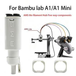 3D 프린터 AMS Lite 필라멘트 허브 5방향 부품 스위치 소모품, Bambu lab A1/A1 Mini 프린팅