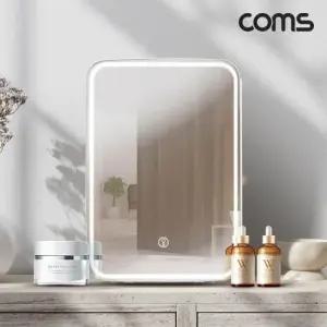 Coms LED 거울 화장품 차량용 미니 냉온장고 10L AQ010