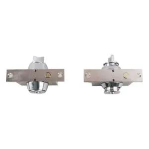 유리문자물쇠 강화도어 유리문 상하부 매립형 보조키 시건장치