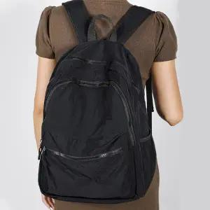 [센트럴몰]캐주얼 백팩 학생가방 남녀공용 지퍼 심플
