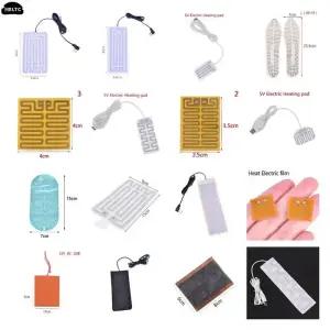 풋워머 발난로 온열기 USB 온열 히터 패드 바디 발 마사지 겨울 휴대용 마우스패드 신발 골프 건강 관리 5-