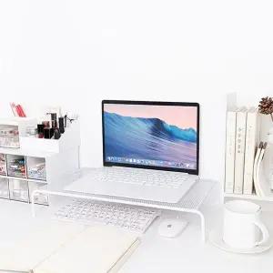 [골드스마일]외이드형 와이드형 사무실 1단 모니터받침대 정리 책상 대형