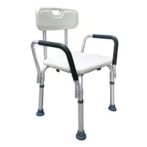 조절 알루미늄 등받이 손잡이 목욕의자