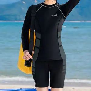 여자수영복 커플래쉬가드 여성 남성 긴팔 서핑슈트 수영복 상하의