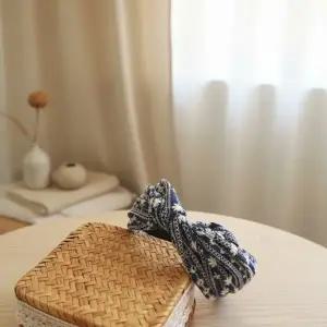 [다잇템] 여성 진 크로쉐 캐쥬얼 클래식 머리띠