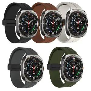 [RIZPICK]갤럭시워치 울트라 D버클 스트랩 마그네틱 실리콘밴드