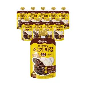 남양 맘스쿠킹 바로먹는 소고기 짜장소스 100g 10개
