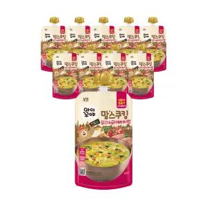 남양 맘스쿠킹 이유식 닭고기 시금치 카레 아기밥 (15개월) 10개