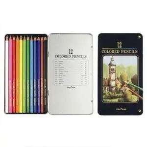 문화12색고급색연필(틴)/문화색연필세트