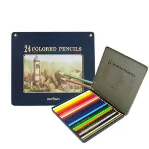 B1 문화 틴케이스 24색 색연필
