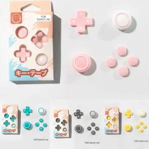 PS포탈케이스 실리콘 D 패드 크로스 버튼 ABXY 키 스티커 스킨 케이스 스위치 라이트 NS 조이 콘 엄지 스틱