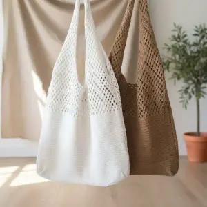 [다잇템] 여성 스웨터 통기성 망사 숄더백 데일리용