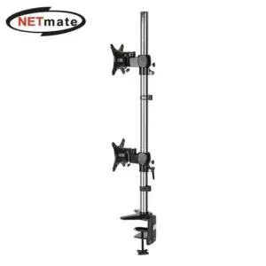 모니터암 (Netmate) 최대 27형 1단 관절형 듀얼 모니터 거치대