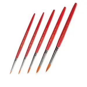 세필 붓 5본조 1P 미술도구 문구 학용품 화구 디자인