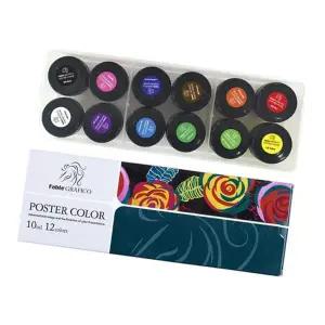 포스터 컬러 12색 30cc 1P 미술 그림 디자인 학용품 그림용품