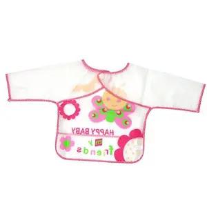 아동비닐앞치마 팔1 분홍 1P 공예 꾸미기 미술 비즈 그림그리기