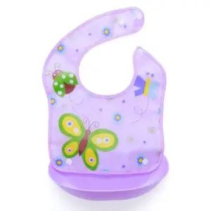 [RIZPICK]아기 유아 간편 사용 받침대 분리 턱받이 선택 나비 아가용품