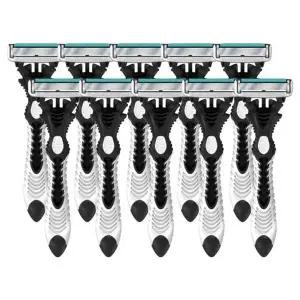 페이스면도기 6중날 10개입 페이스6 6중날면도기 대용량면도기