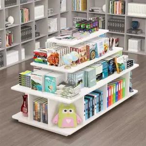 서점 책진열대 아동서점 진열대 책꽂이 책방 우드