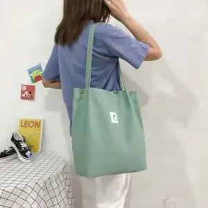 Leaf 캔버스백 20대 여자 에코백 대학생 가방 숄더백